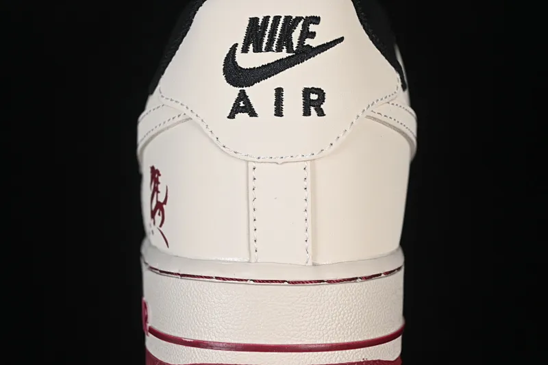 All categories Nk Air Force 1 Air Force series Nk Air Force 1 Low Air Force low-top Nike Air Force 1'07 Low Year of the Horse limited edition Rice-fat rouge Air Force 1 low-top casual sneakers NH0601-514